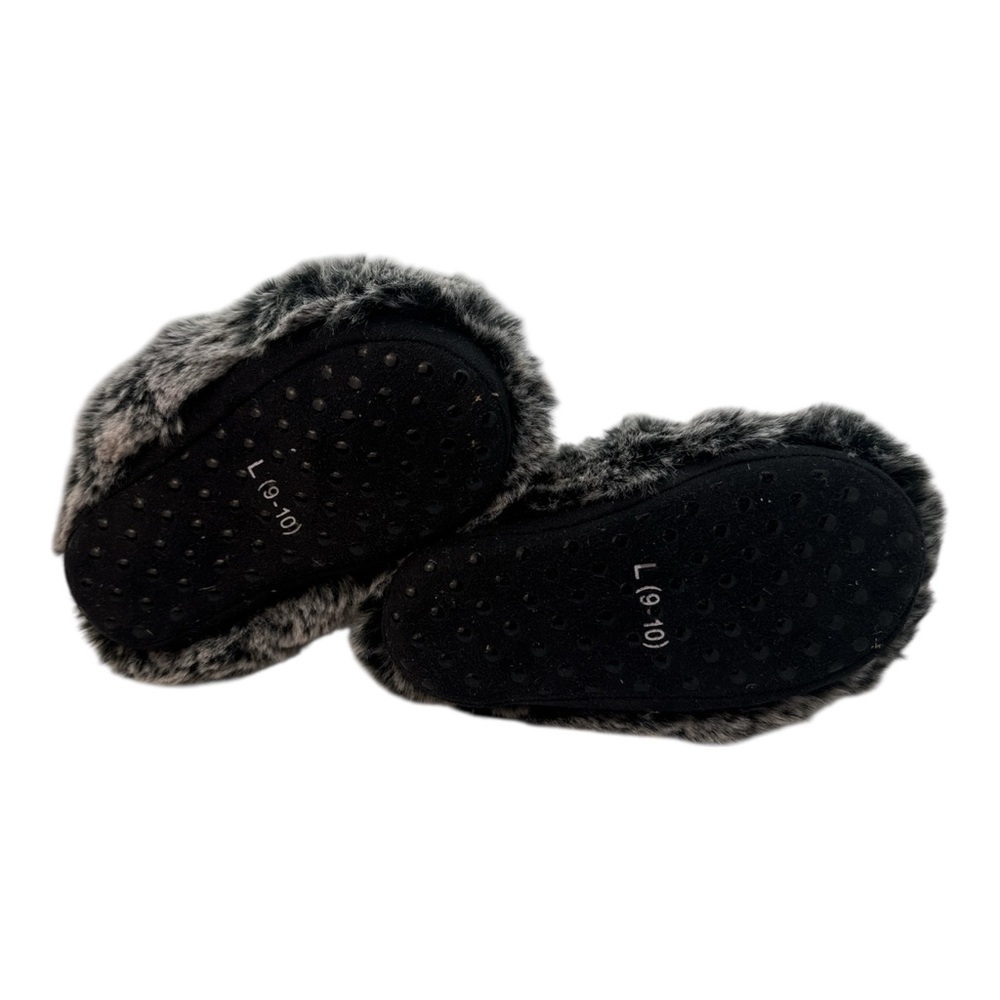 Cat & Jack Toddler’s Soft Gray Faux Fur Bootie Slippers Size Large‎ (9-10) - Picture 6 of 6